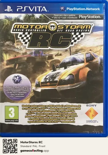 MotorStorm: RC PlayStation Vita, PAL box front