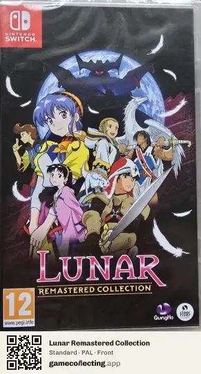 Lunar Remastered Collection Nintendo Switch, PAL box front