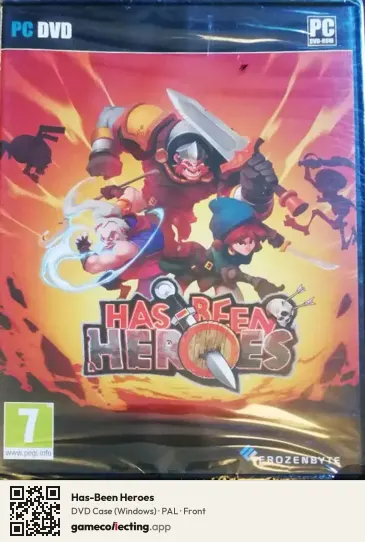 Has-Been Heroes Computer, PAL box front