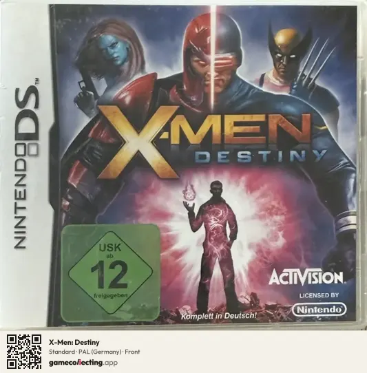 X-Men: Destiny Nintendo DS, Germany box front