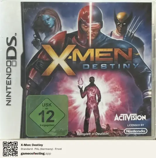 X-Men: Destiny Nintendo DS, Germany box front