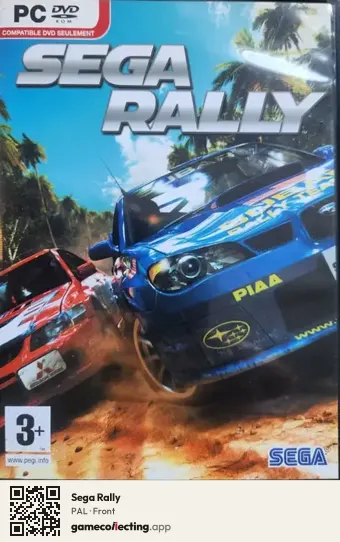 Sega Rally Computer, PAL box front