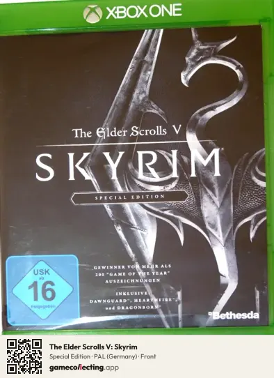 The Elder Scrolls V: Skyrim Xbox One, Germany box front