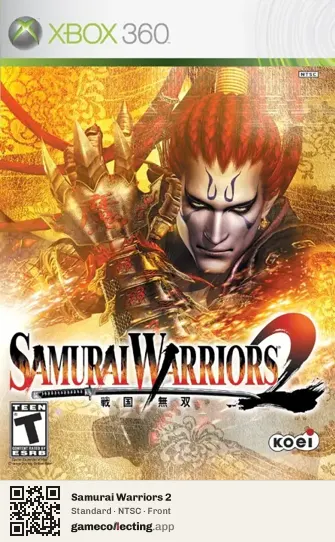 Samurai Warriors 2 Xbox 360, NTSC box front