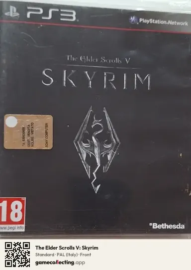 The Elder Scrolls V: Skyrim PlayStation 3, Italy box front