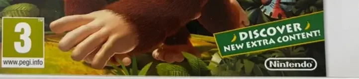 Donkey Kong Country Returns 3D, the PEGI square on its front