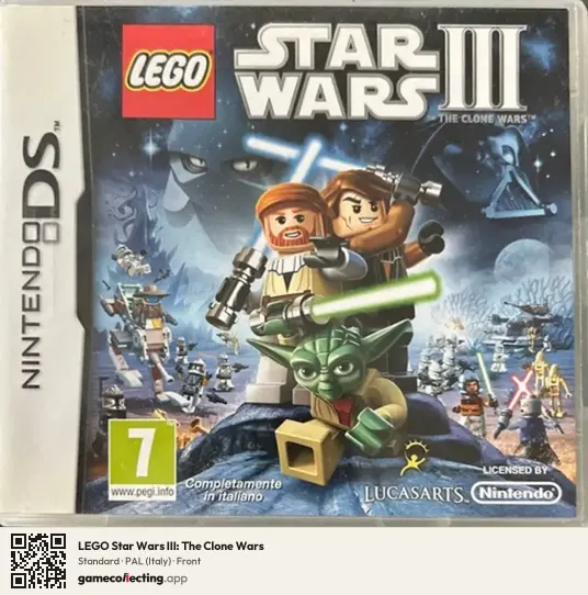 LEGO Star Wars III: The Clone Wars Nintendo DS, Italy box front