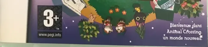 Animal Crossing: Wild World, the PEGI square on its front