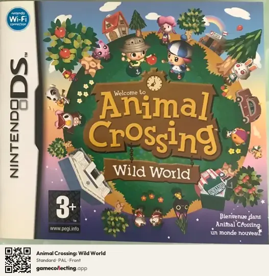 Animal Crossing: Wild World Nintendo DS, PAL box front