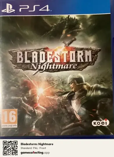 Bladestorm: Nightmare PlayStation 4, PAL box front