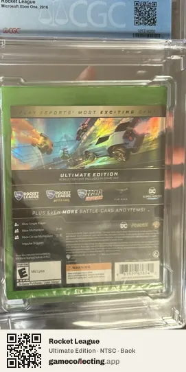 Rocket League Xbox One, NTSC box back