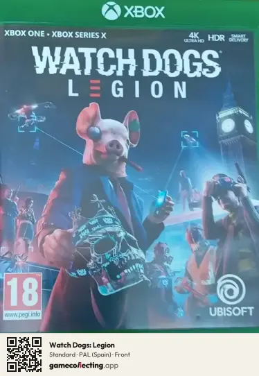 Watch Dogs: Legion Xbox One, Spain box front