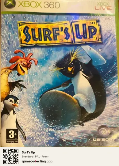 Surf's Up Xbox 360, PAL box front