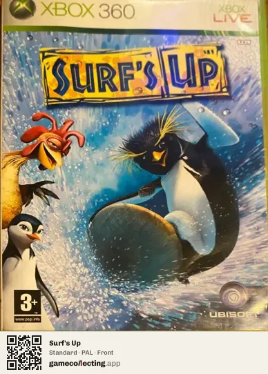 Surf's Up Xbox 360, PAL box front