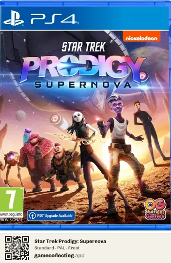 Star Trek Prodigy: Supernova PlayStation 4, PAL box front