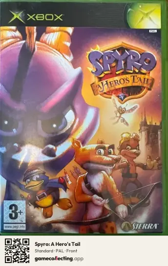 Spyro: A Hero's Tail Xbox, PAL box front