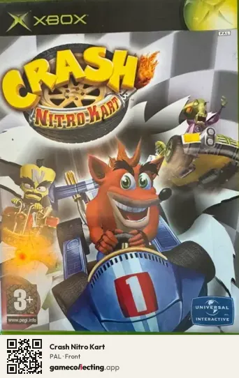 Crash Nitro Kart Xbox, PAL box front