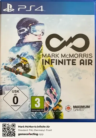 Mark McMorris Infinite Air PlayStation 4, Germany box front