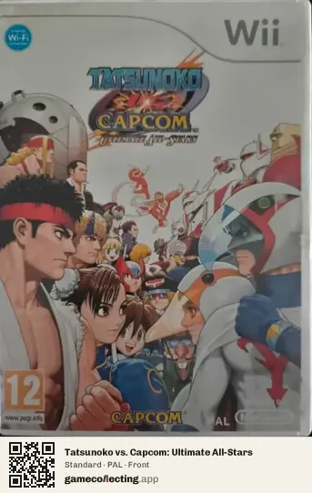 Tatsunoko vs. Capcom: Ultimate All-Stars Nintendo Wii, PAL box front