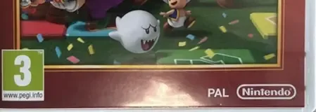 Mario Party 8, the USK square on its front