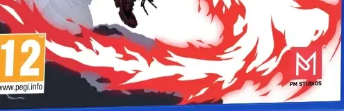 Blade Assault, the PEGI square on its front
