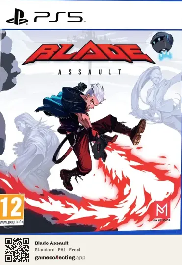 Blade Assault PlayStation 5, PAL box front