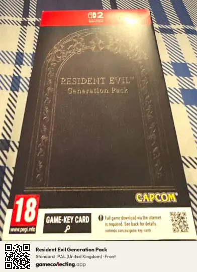 Resident Evil Generation Pack Nintendo Switch 2, United Kingdom box front
