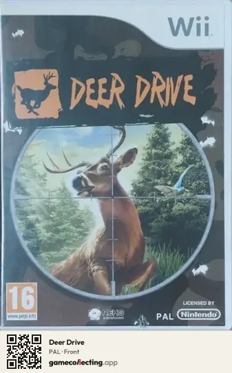 Deer Drive Nintendo Wii, PAL box front