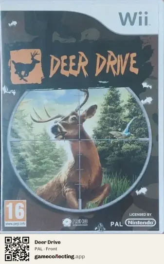 Deer Drive Nintendo Wii, PAL box front