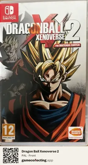 Dragon Ball Xenoverse 2 Nintendo Switch, PAL box front
