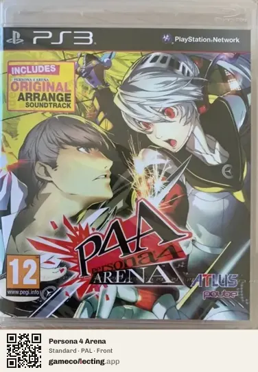 Persona 4 Arena PlayStation 3, PAL box front