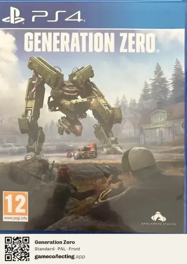 Generation Zero PlayStation 4, PAL box front