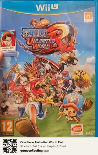 One Piece: Unlimited World Red Nintendo Wii U, United Kingdom box front