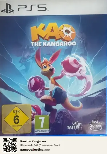 Kao the Kangaroo PlayStation 5, Germany box front