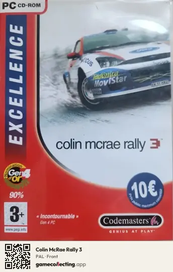Colin McRae Rally 3 Computer, PAL box front