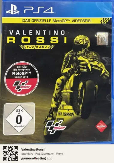 Valentino Rossi PlayStation 4, Germany box front
