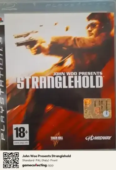 John Woo Presents Stranglehold PlayStation 3, Italy box front