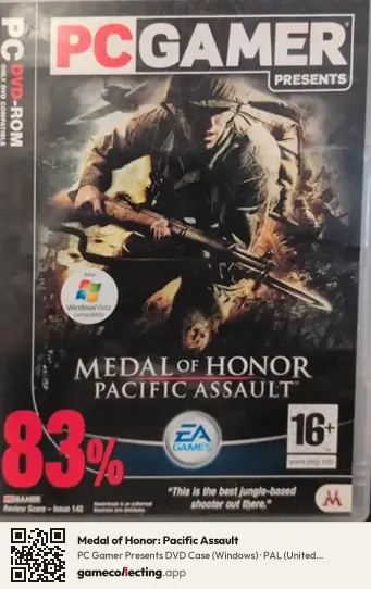 Medal of Honor: Pacific Assault Computer, United Kingdom box front