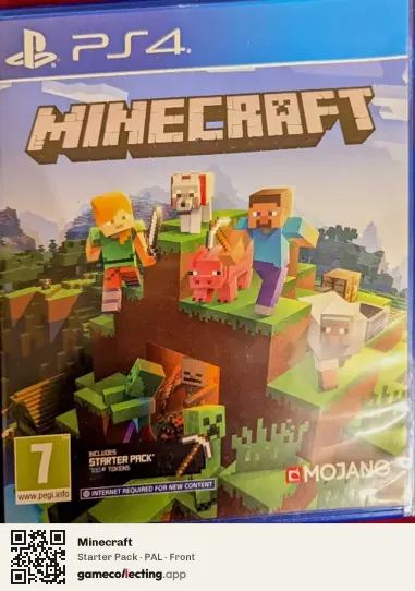 Minecraft PlayStation 4, PAL box front