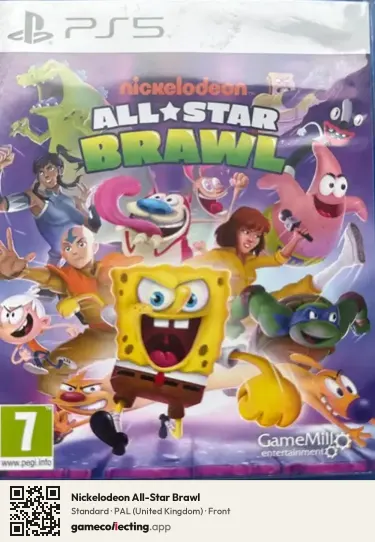 Nickelodeon All-Star Brawl PlayStation 5, United Kingdom box front