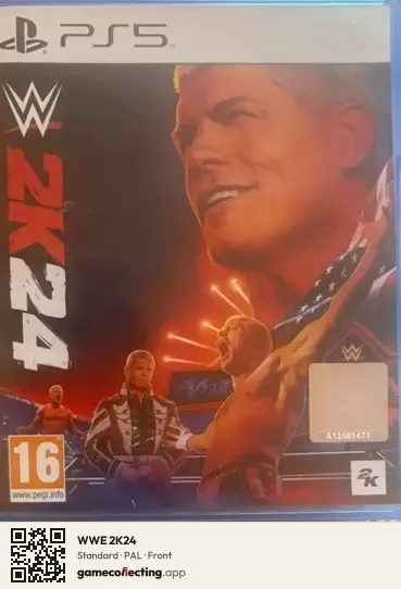 WWE 2K24 PlayStation 5, PAL box front
