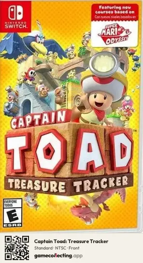 Captain Toad: Treasure Tracker Nintendo Switch, NTSC box front