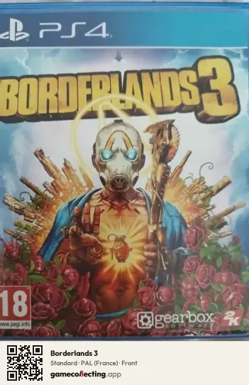 Borderlands 3 PlayStation 4, France box front