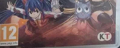Fairy Tail, the PEGI square on its front
