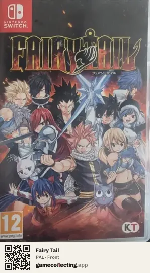 Fairy Tail Nintendo Switch, PAL box front