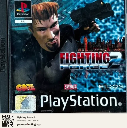 Fighting Force 2 PlayStation, PAL box front