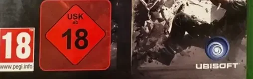 Tom Clancy's Rainbow Six Siege, the USK square on its front