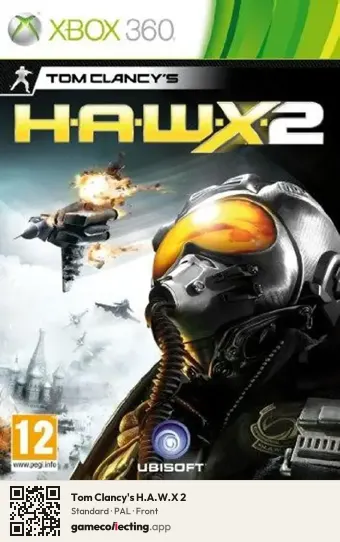 Tom Clancy's H.A.W.X 2 Xbox 360, PAL box front