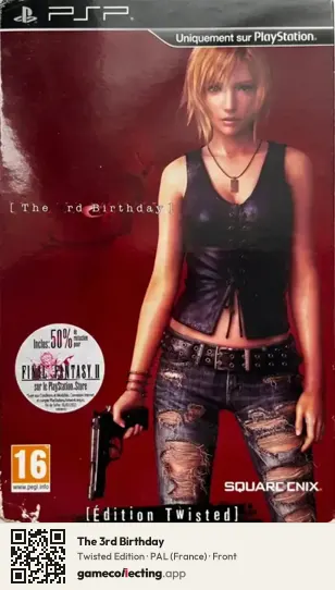 The 3rd Birthday PlayStation Portable, France box front