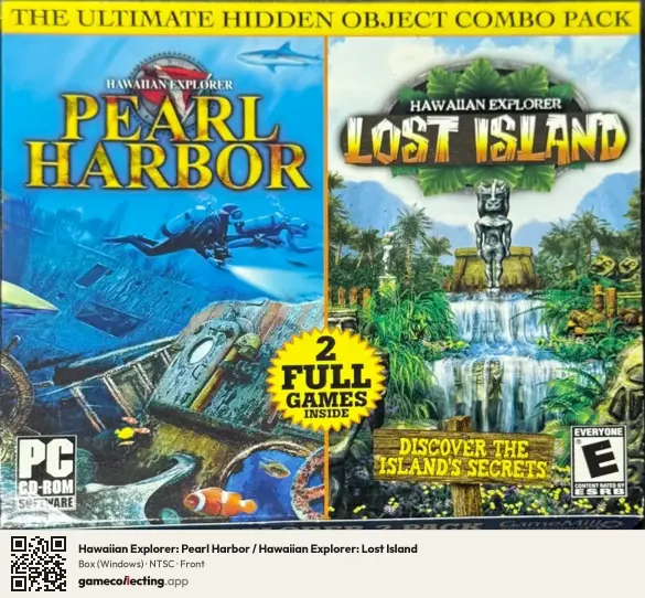 Hawaiian Explorer: Pearl Harbor / Hawaiian Explorer: Lost Island Computer, NTSC box front